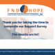 FND Hope UK Support Survey Results